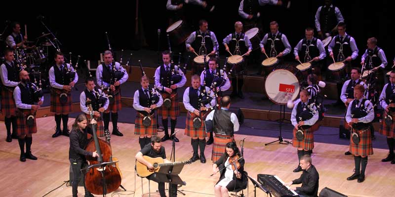 SFU performing in the band's 2015 Pre-World's Concert.