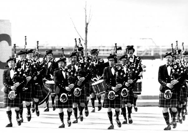 City of Toronto (L-R): Chris Anderson, Jake Watson, Ron Rollo, Gerry Quigg, Gary Hall, Eoin McMahon, and Bill Robertson.