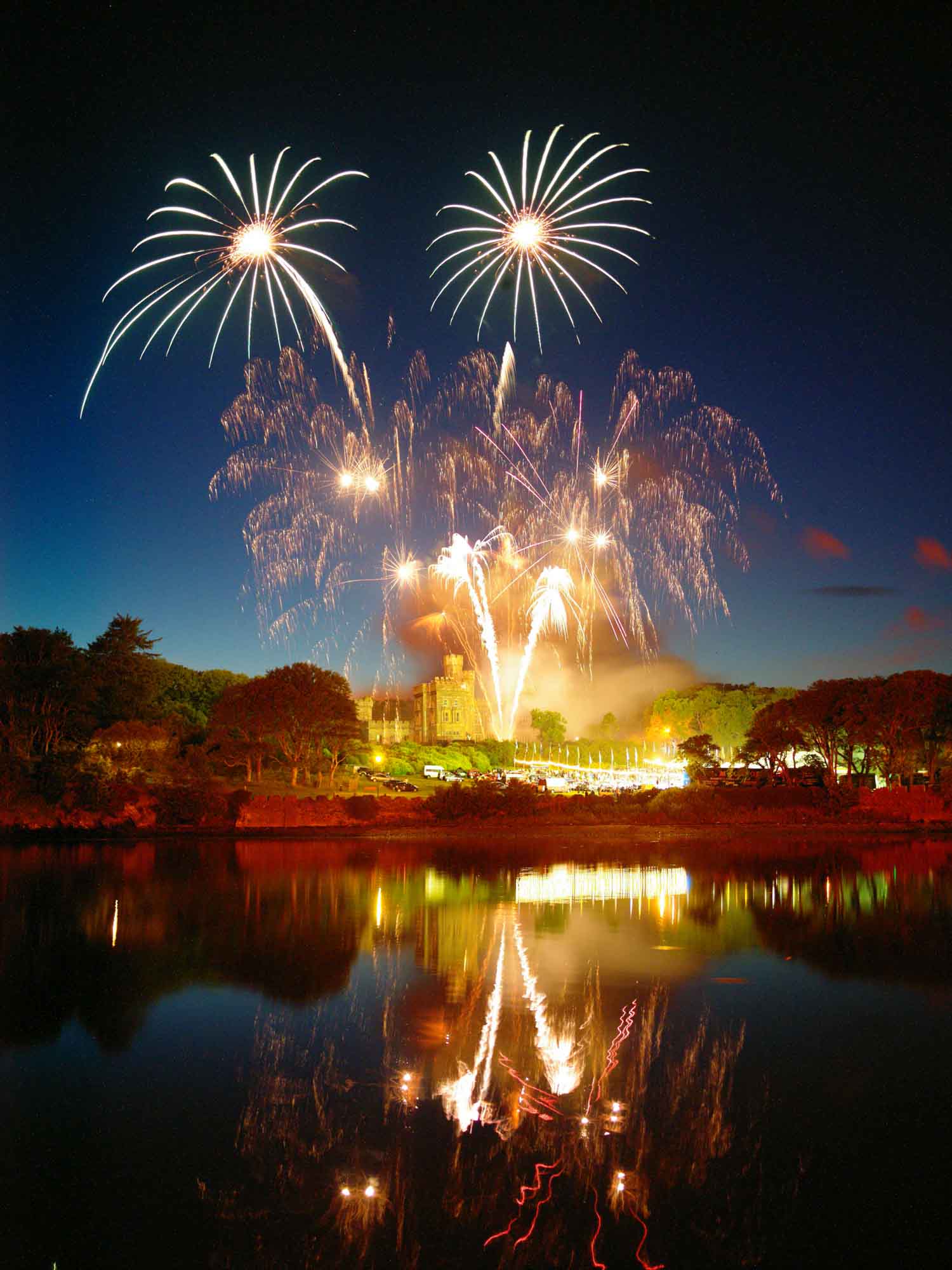 Fireworks at the 2009 Homecoming Scotland event in Stornoway.