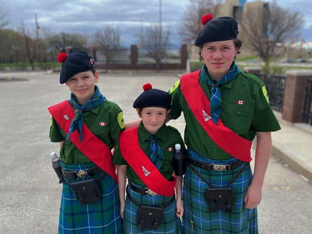 The band's traditional uniform.