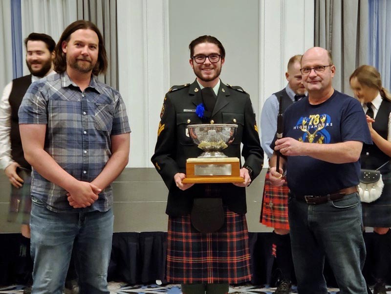 Cameron Dawson wins revitalized Saskatchewan Highland Gathering amateur piping contest