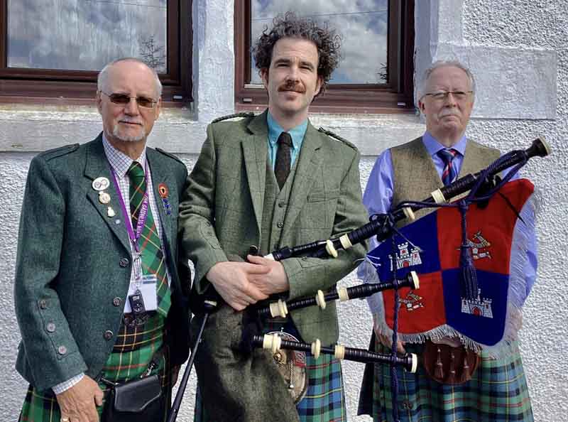 Calum MacCrimmon officially appointed 11th Honourary Hereditary Piper to the MacLeods