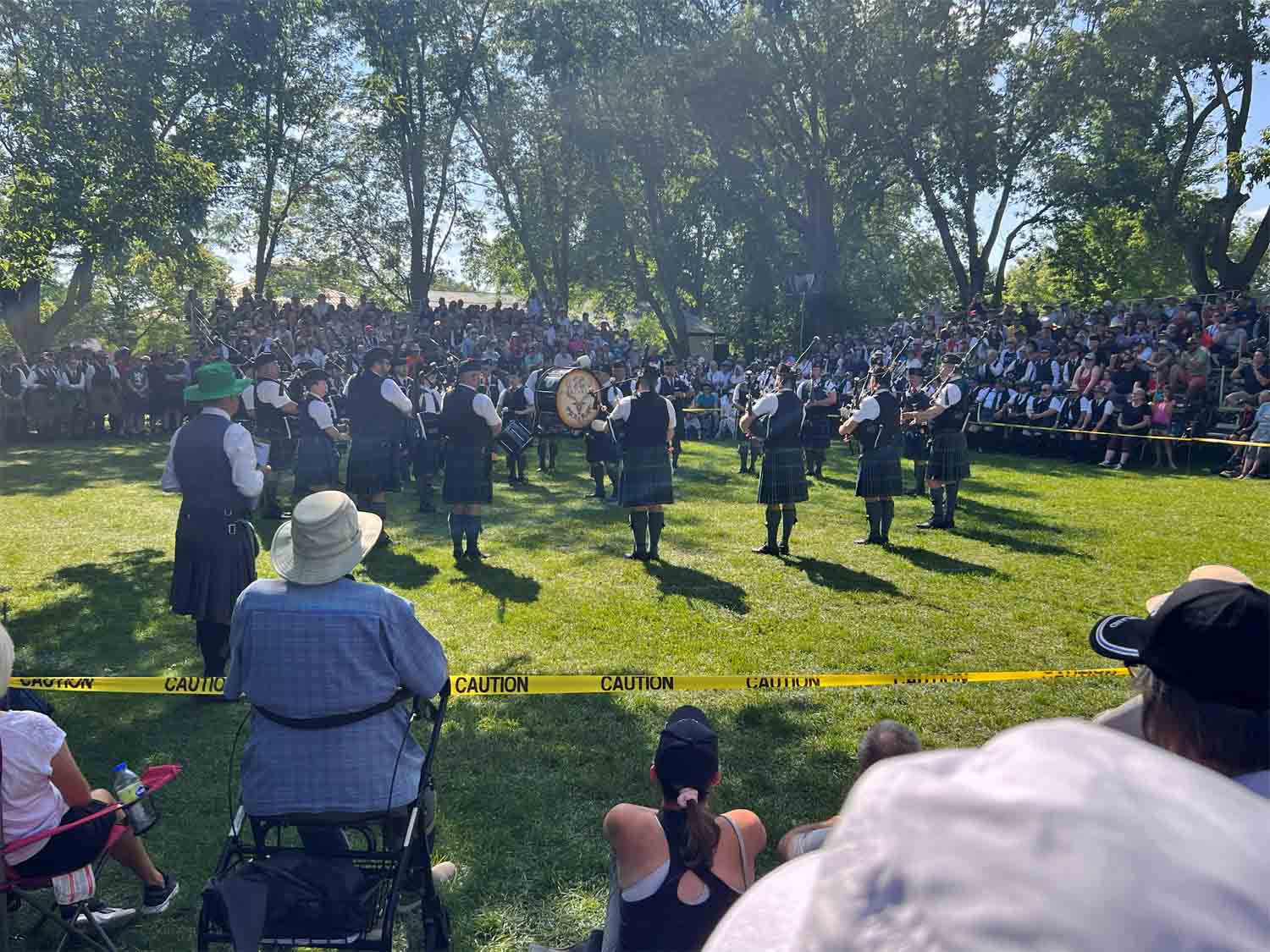 78th Highlanders (Halifax Citadel) competing in the Grade 1 medley at Maxville.