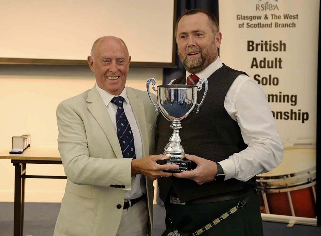 Stephen Creighton wins 2023 British Drumming Championship pipesdrums