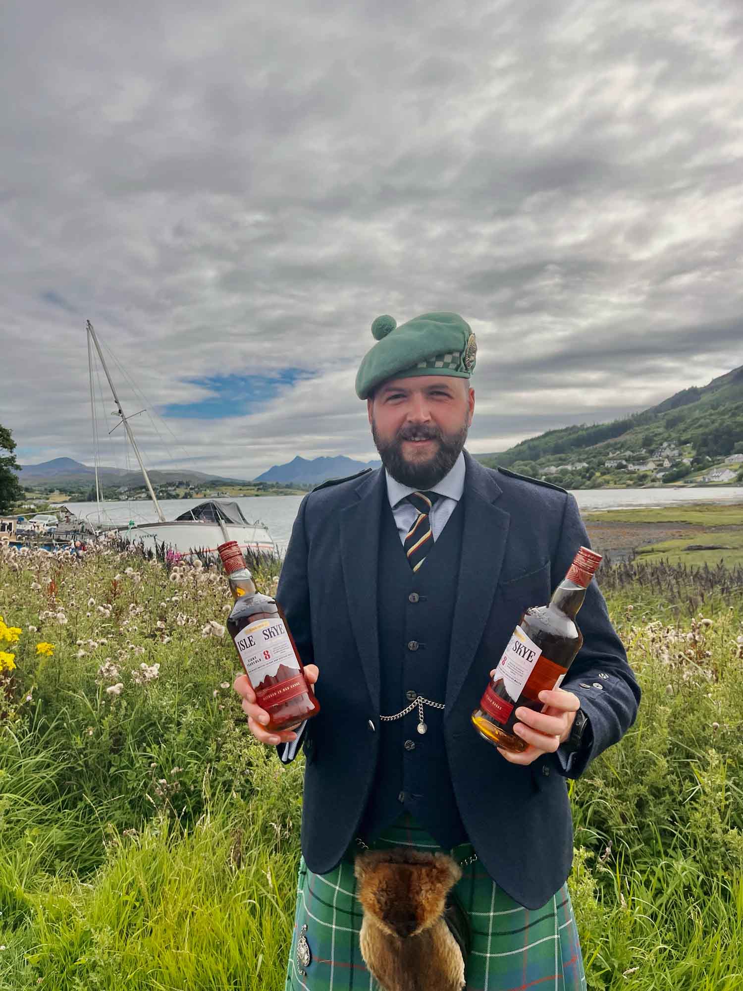 Ben Duncan with a few bonus prizes.