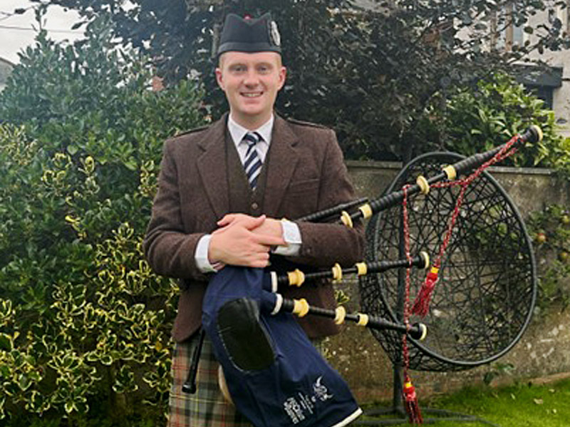 Glasgow Skye Association appoints Donald Stewart pipe-major, taking over from Kenny MacLeod