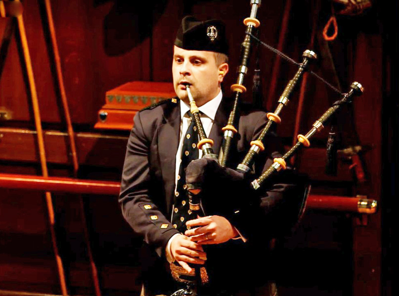 Finlay Johnston competing at the 2023 Glenfiddich Championships.
