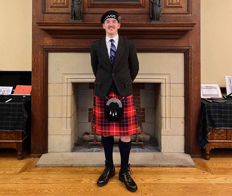 Liam Horne wins US Junior Solo Piping Championship at Balmoral Classic