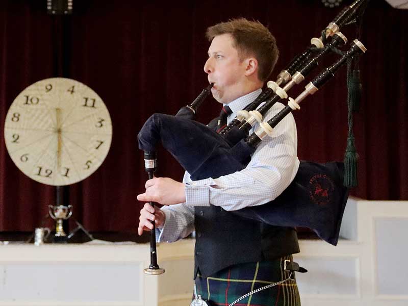 Serious fun sets the tone for 2024 Pipe-Major’s Wheel of Fortune on April 21st