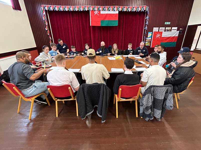 Different cultures are bonded by piping and drumming in East Ayrshire