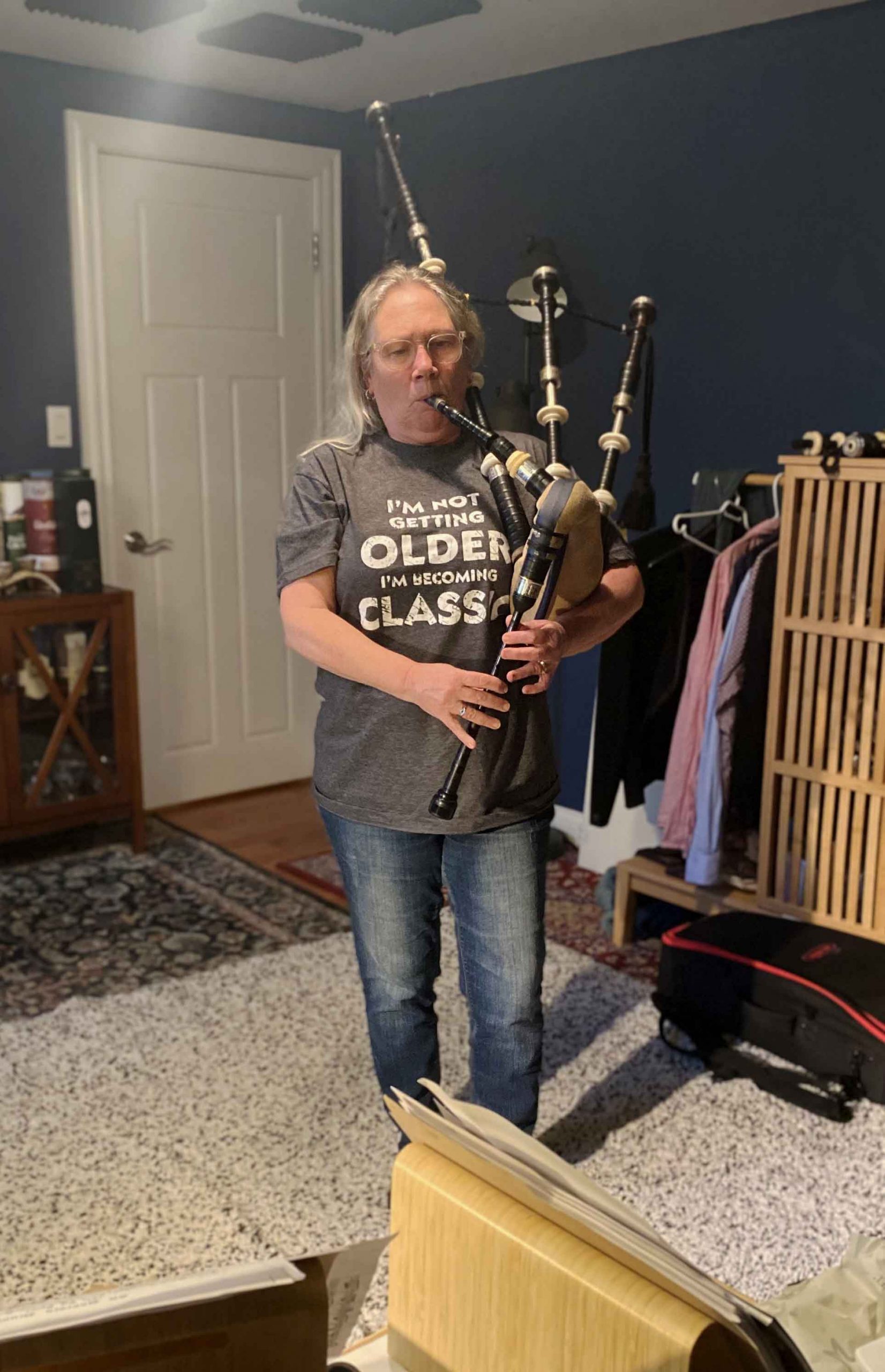 Beverley Gandy practicing for the upcoming competition season.