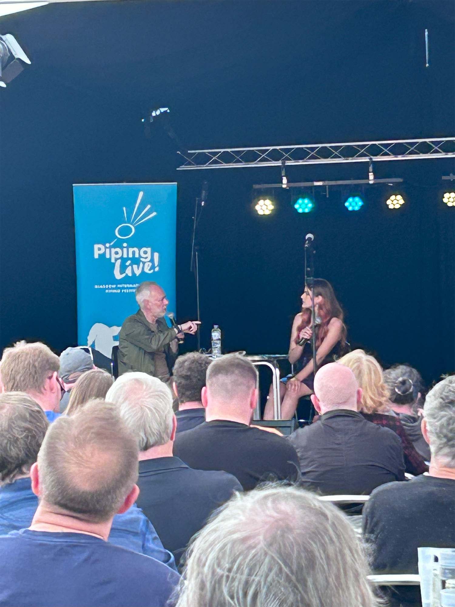 Fergus Muirhead interviews Ally Crowley-Duncan, "Ally the Piper."
