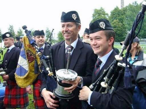 Alex Gandy with Richard Parkes, 2007 World Championships.