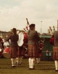 Polkemmet competing at the World's in Hamilton, 1985.