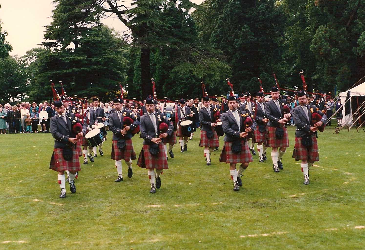 Polkemmet 1988, the first year with David Barnes as pipe-major.