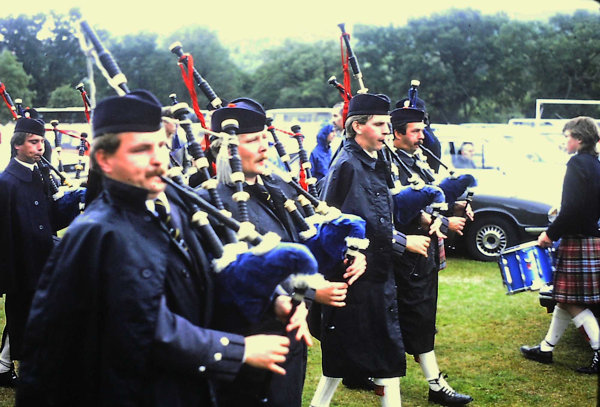 Polkemmet in 184. L-R: Iain Wilson, P-M Robert Mathieson, Harry King, Andrew Berthoff, Ian Roddick.