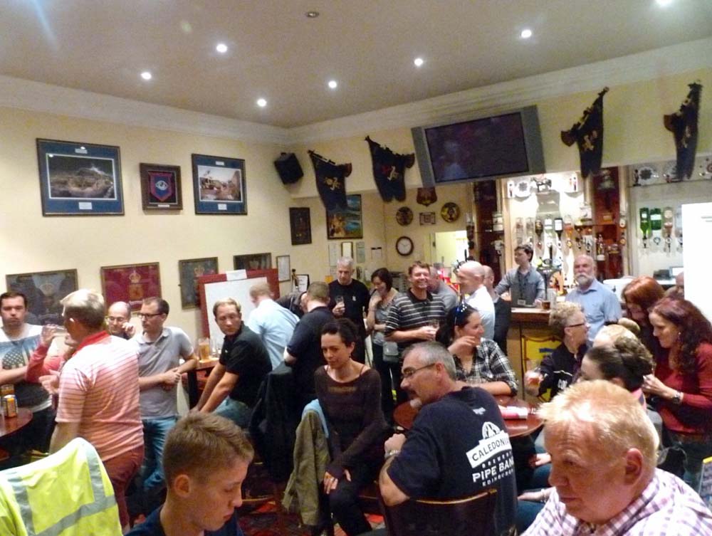 Conviviality is at the heart of every Eagle Pipers Society meeting.