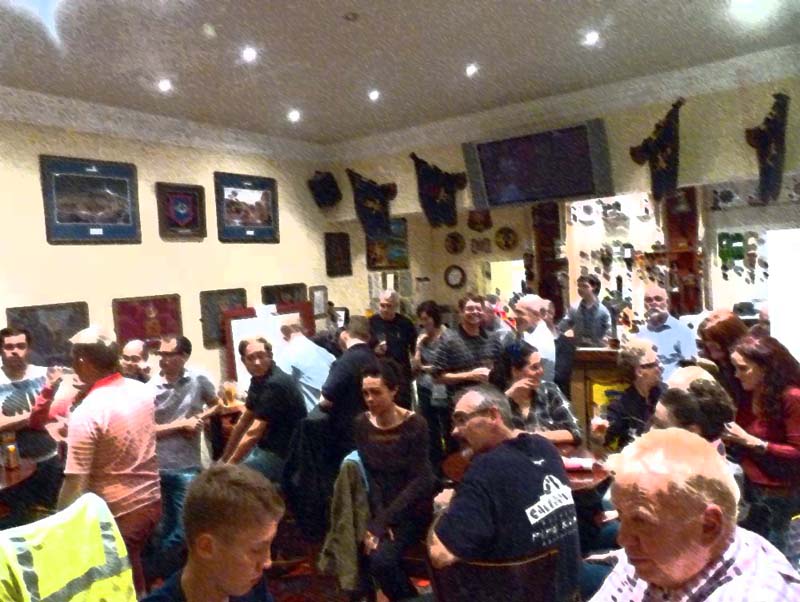 A gathering of Edinburgh's Eagle Pipers Society