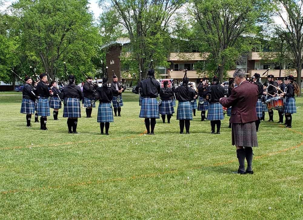St. Andrew's Society of Winnipeg competing at a PPBAM event.