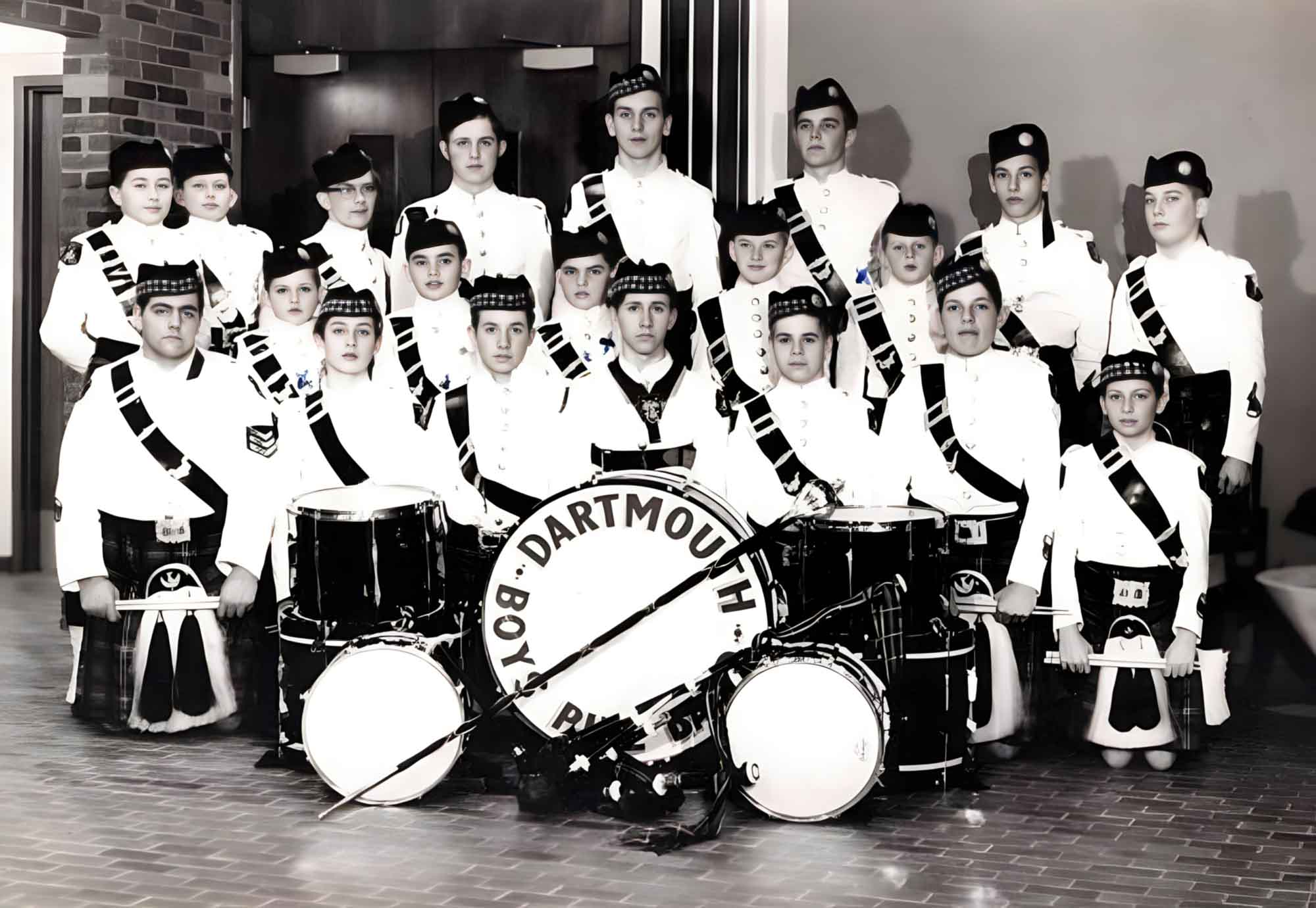 Dartmouth Boys Pipe Band, 1969