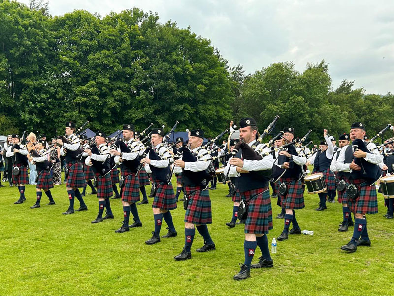 Police Scotland Fife on their way to winning at Lochore.