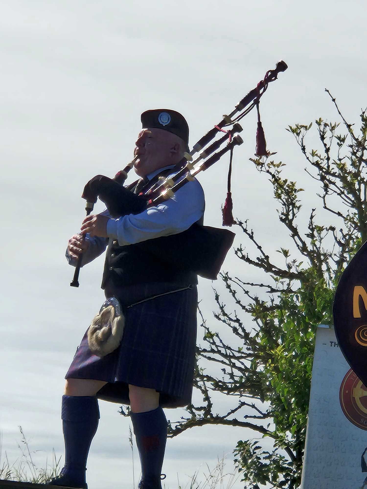 Gordon McCready competing in the Hornpipe & Jig at the 2025 Dundonald Games.