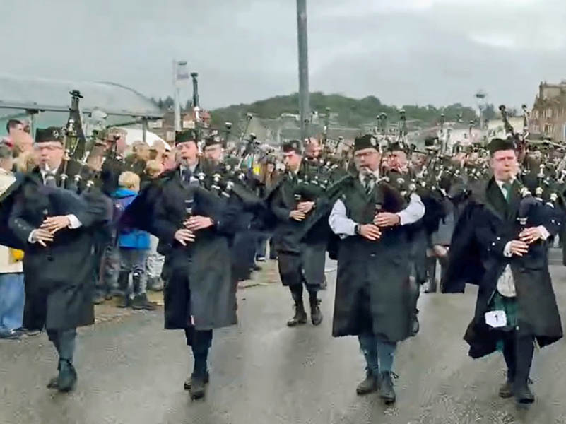 Argyllshire Gathering Day 2: Brown and Hudson on top of A-Grade; Bonar wins the Open Jigs; Allen wins both B-Grade events