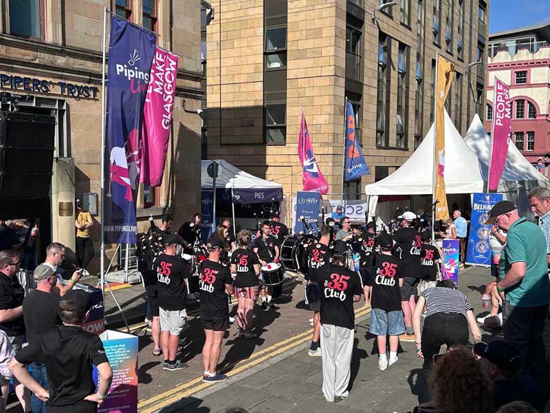 All the Hits, the Grass at the Green and no Spider-Man in Sight – Piping Live! 2025, Thursday, August 14th