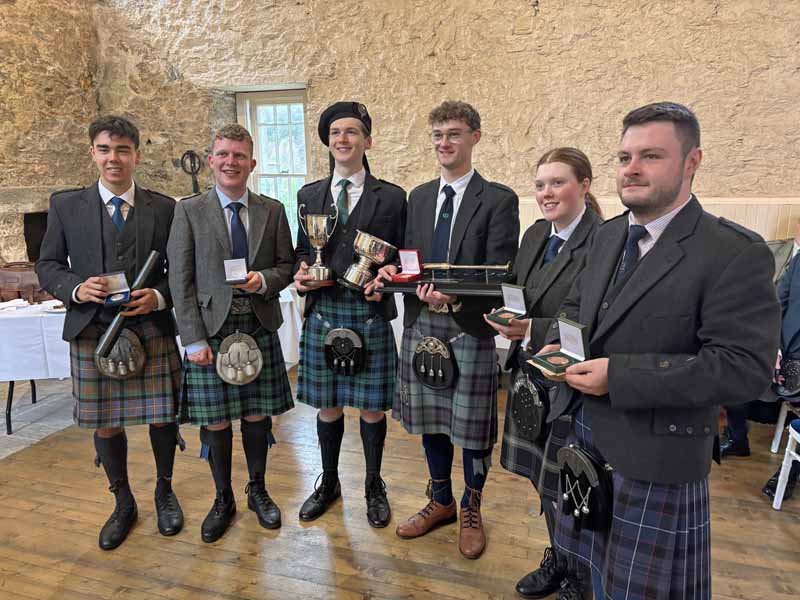 Magnus Stone overall 2025 Lochnell Intermediate Solo Piping champion