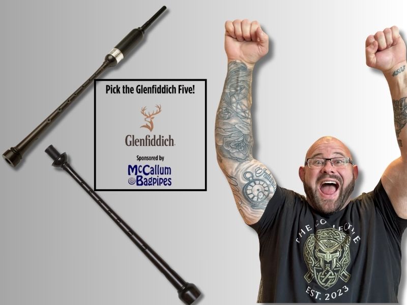BC’s Gregor Burton wins 2025 pipes|drums’ Pick the Glenfiddich Five contest, sponsored by McCallum Bagpipes