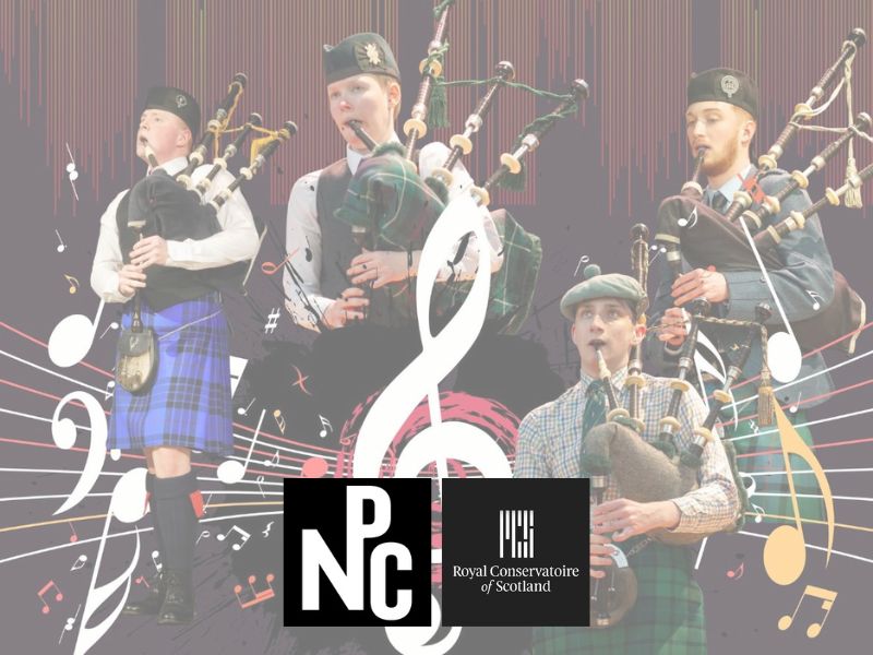 Royal Conservatoire BMus (Piping) students putting on a show Dec. 9th