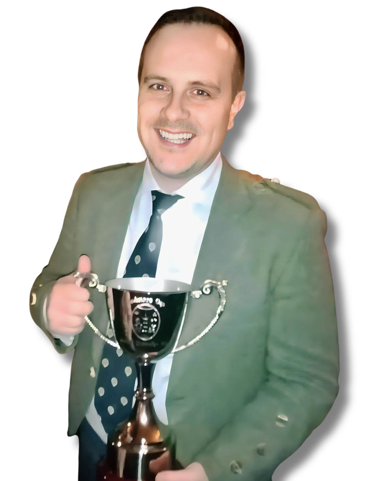 Finlay Johnston with the 2025 Ardmore Cup.