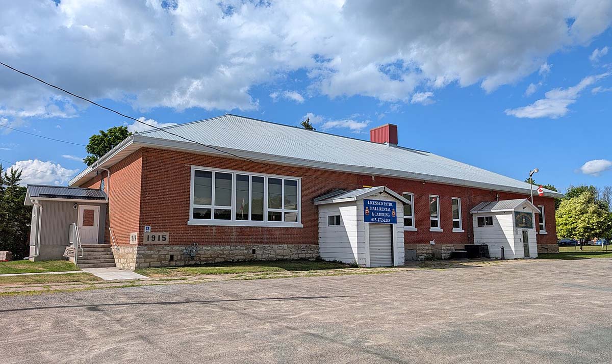 A typical Royal Canadian Legion branch, # 237 in rural Marmora, Ontario.