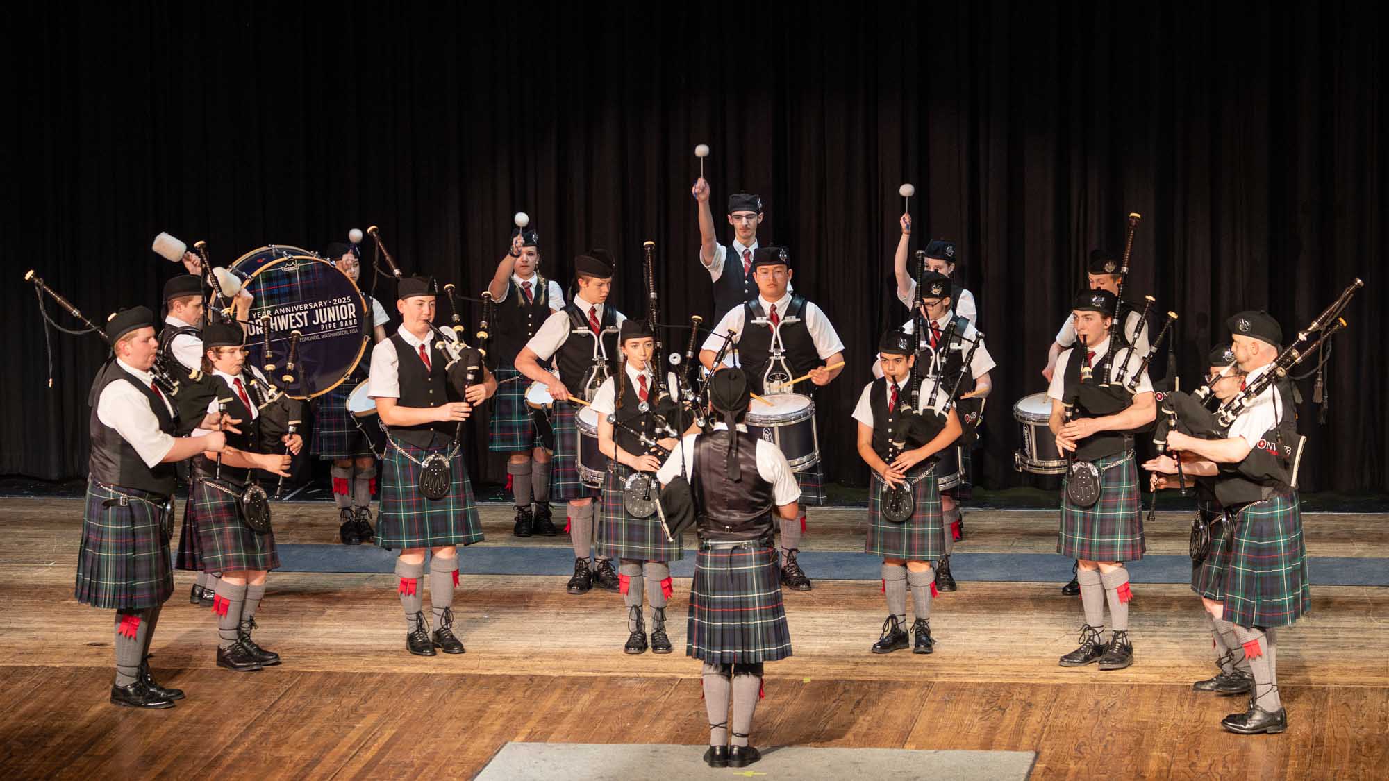 Northwest Junior competing in the Grade 4 band competition