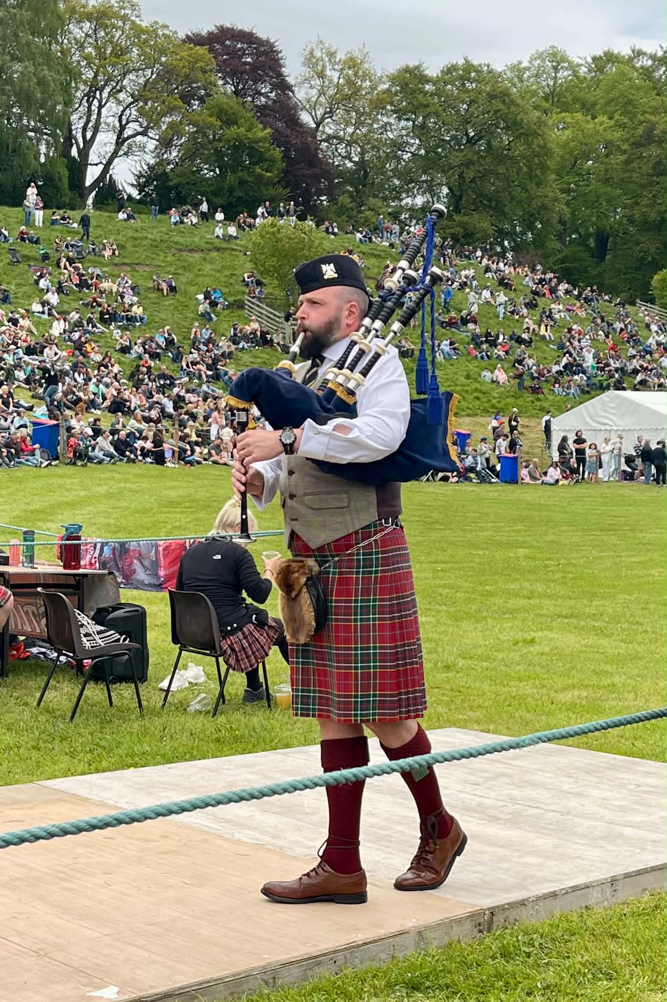 Ben Duncan on the boards at Blair Atholl