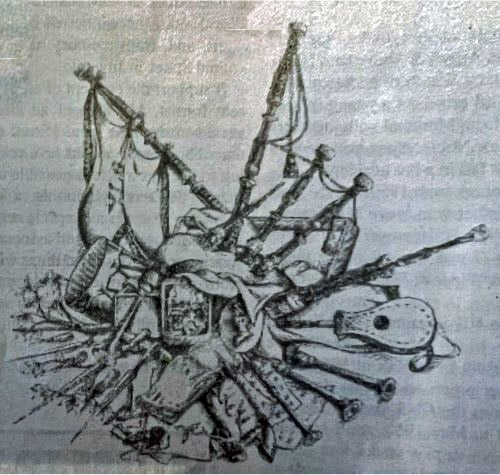 The commissioned bas-relief sculpture that impresses visitors upon entering the Piping Centre.