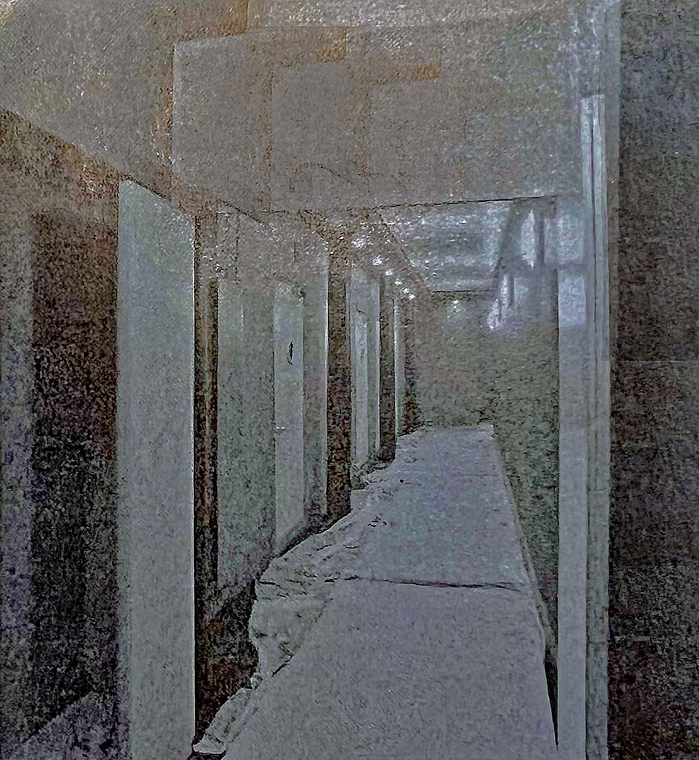 The Centre features custom-designed, soundproof practice rooms, shown here in their unfinished state.