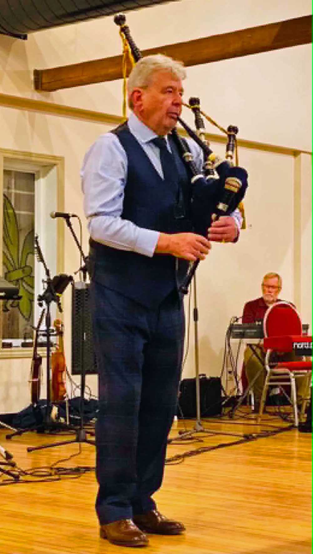 Colin MacLellan playing a few tunes at the Glengarry Celtic Music Hall of Fame induction ceremony in Alexandria, Ontario.