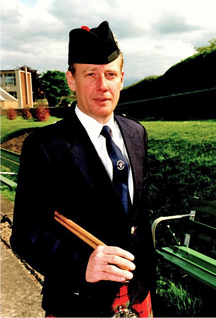 James King, pictured her as leading-drummer of Grade 1 Vale of Atholl, 1995.