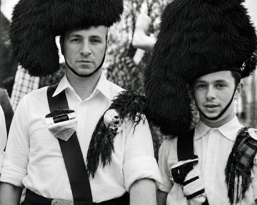 Alex Duthart and (left) and Wilson Young during Shotts & Dykehead's tour of the Soviet Union, 1958.