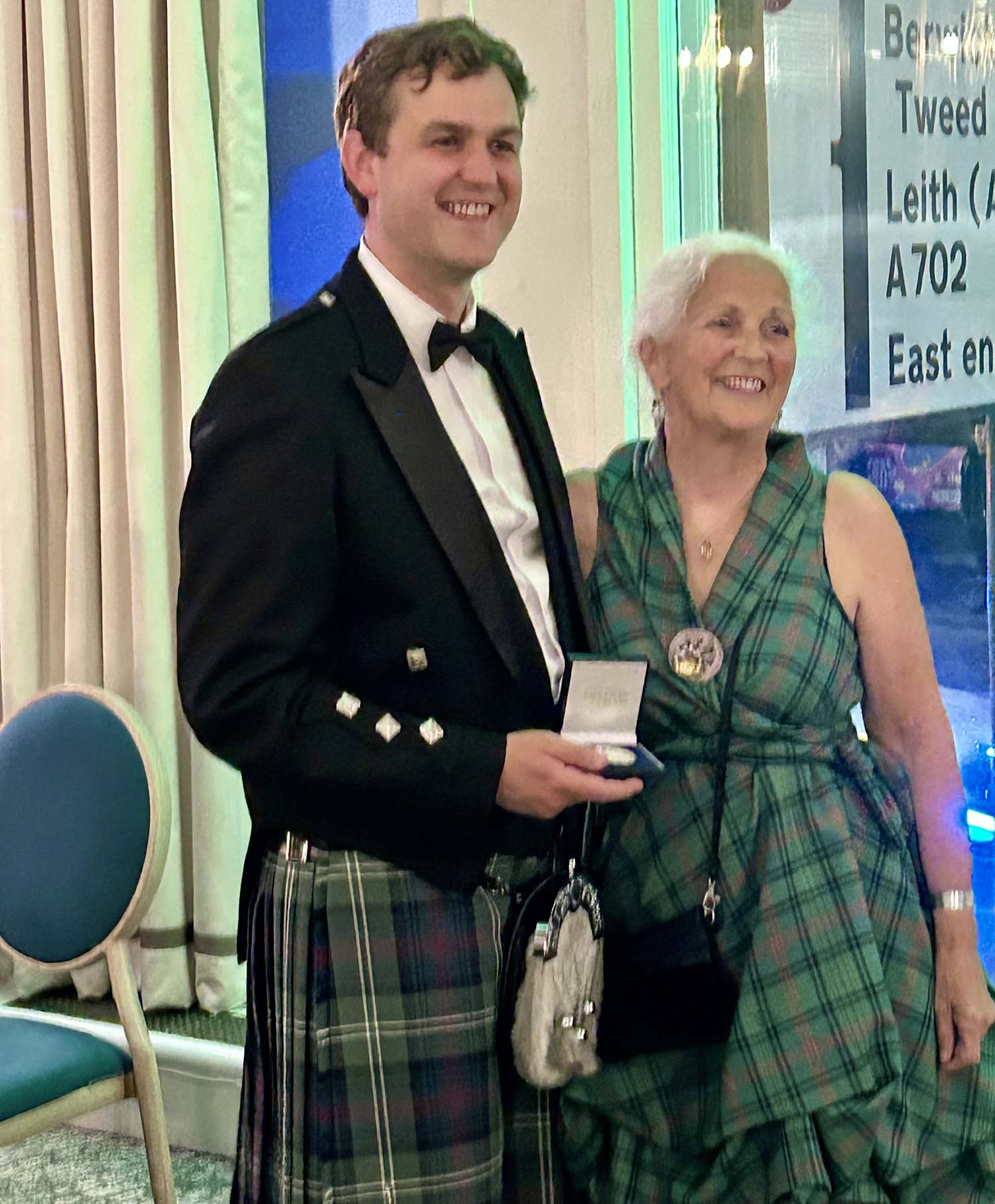 Craig Sutherland presented the 2026 Capt. John Medal by Chris Ross.