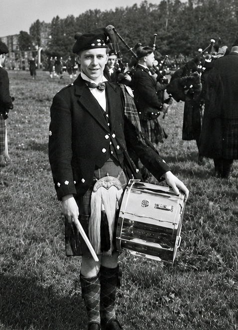 Wilson Young with Dalziel Highland, 1954
