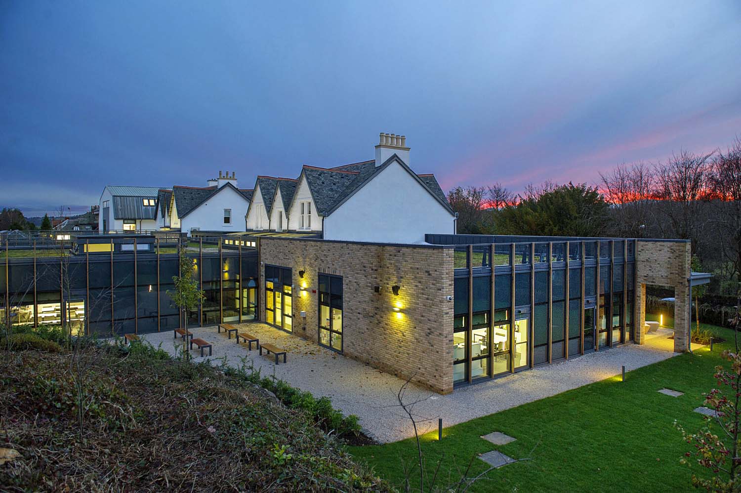 Part of the St. Coilumba's School campus in Kilmacolm, Scotland