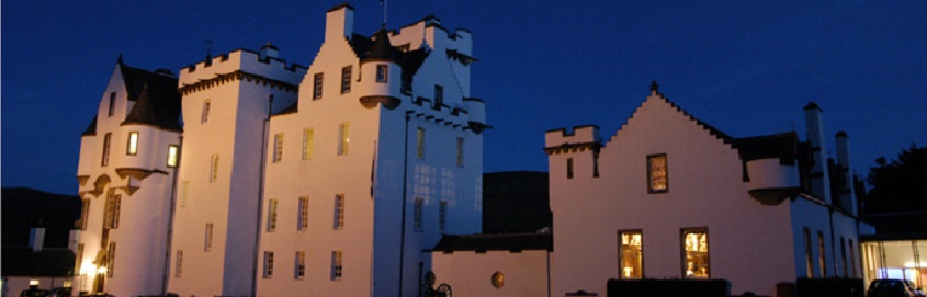 Blair Castle, where the Glenfiddich Championship takes place.