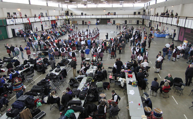 The scene at a recent Toronto Indoor Games.
