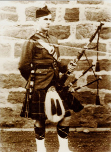 William Arnot Flett, probably taken at Fort George barracks, ca. 1942.