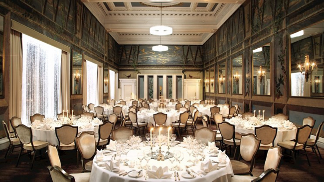The Castle Suite of the Waldorf Astoria Caledonian Hotel, the venue for the 2016 Capt. John A. MacLellan Trust Memorial Dinner/Recital.