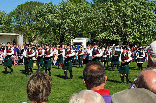 St. Laurence O'Toole competing at Bangor, 2016.