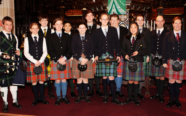 Competitors and judges at the 2016 George Sherriff Memorial.