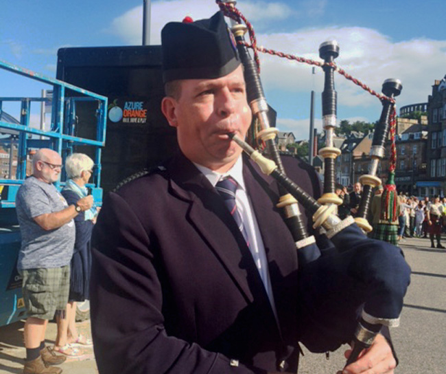 Ian K. MacDonald, pictured at the 2016 Argyllshire Gathering.